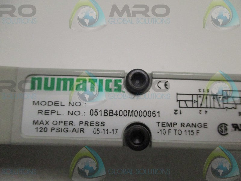 NUMATICS 051BB400M000061 SOLENOID VALVE * NEW NO BOX*