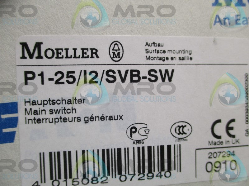 KLOCKNER MOELLER P1-25/I2/SVB-SW NSMP