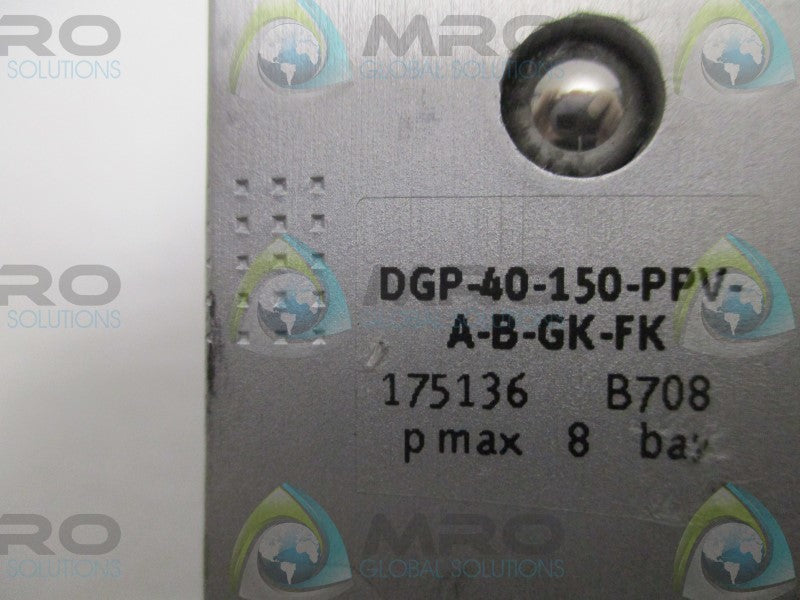 FESTO DGP-40-150-PPV-A-B-GK-FK LINEAR CYLINDER (AS PICTURED)  NSNP