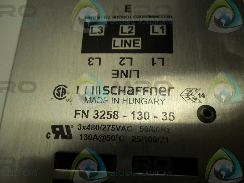 SCHAFFNER FN3258-130-35 POWER LINE FILTER  NSMP