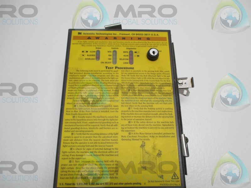 STI MC42D-2-AC 42748-4020 LIGHT CURTAIN CONTROLLER (NO KEY)  UNMP