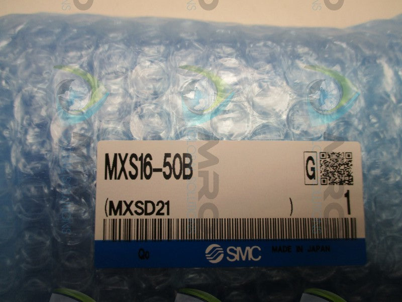 SMC MXS16-50B AIR LINEAR CYLINDER SLIDE  NSMP