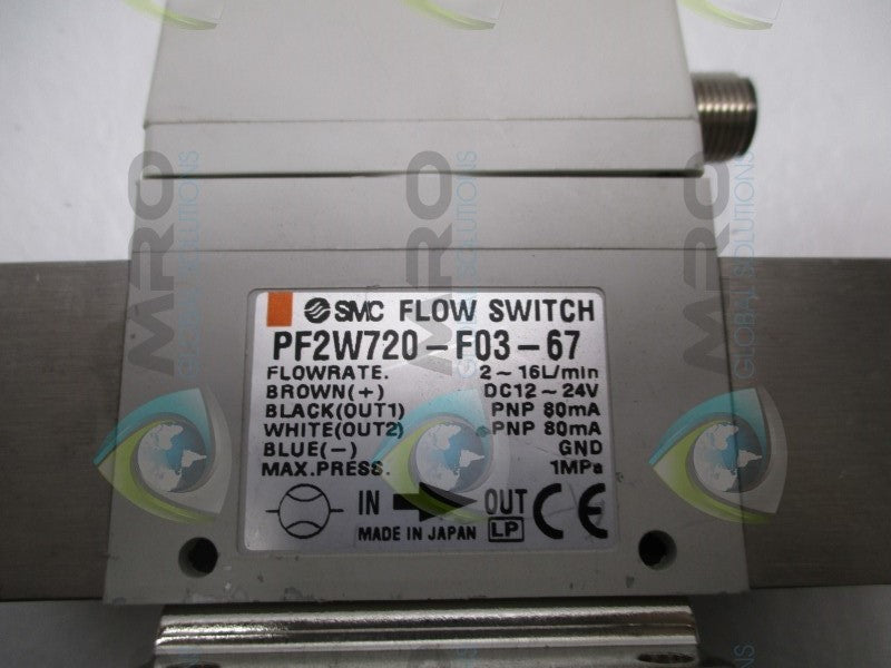 SMC PF2W720-F03-67 DIGITAL FLOW SWITCH (AS PICTURED)  NSNP