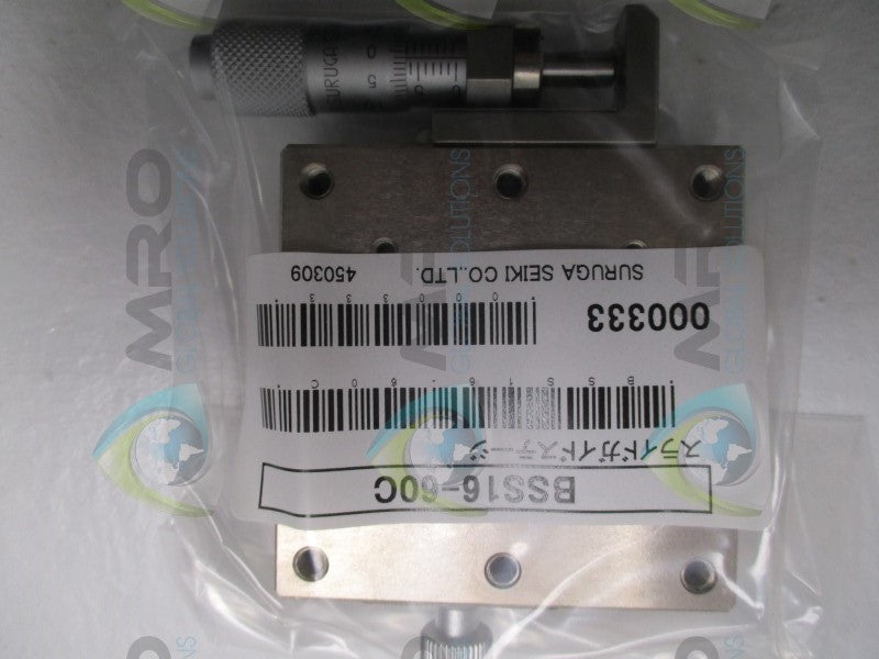 SURUGA SEIKI BSS16-60C LINEAR STAGE POSITIONER  NSMP