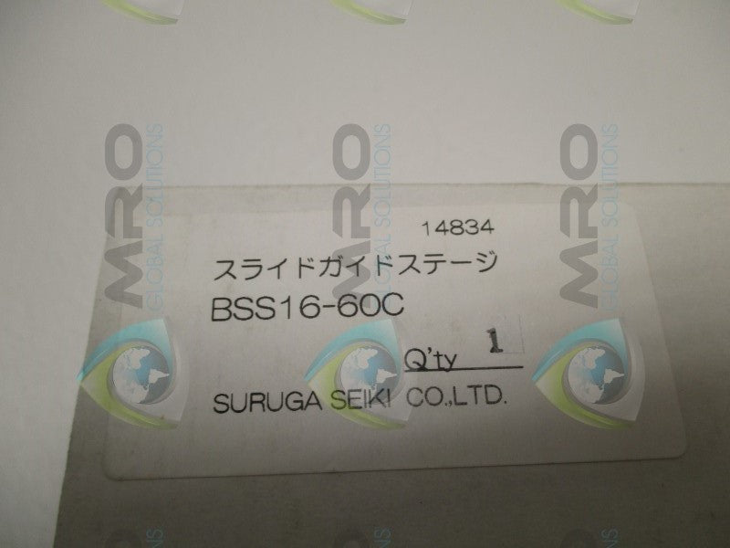 SURUGA SEIKI BSS16-60C LINEAR STAGE POSITIONER  NSMP