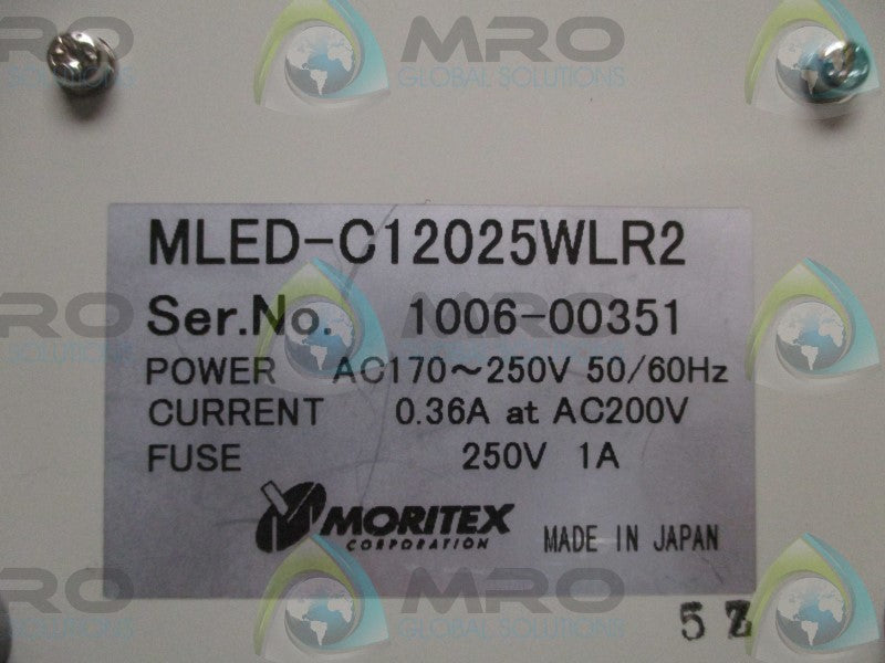 MORITEX MLED-C12025WLR2 POWER SUPPLY  NSNP