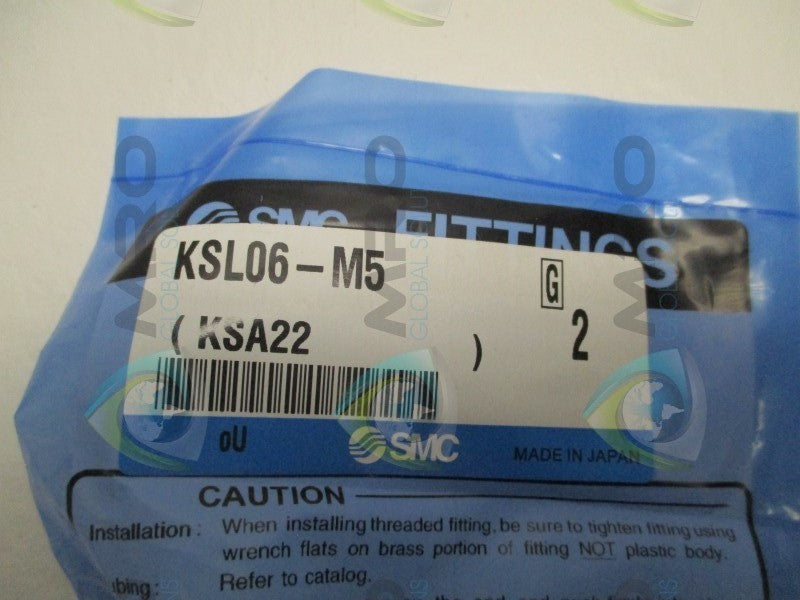 SMC KSL06-M5 FITTING (PKG. OF 2)  NSMP