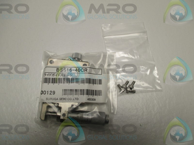 SURUGA SEIKI BSS16-40CR LINEAR STAGE POSITIONER  NSMP