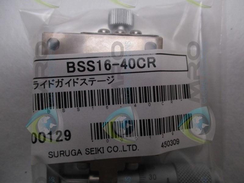 SURUGA SEIKI BSS16-40CR LINEAR STAGE POSITIONER  NSMP