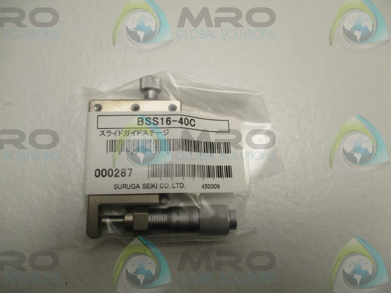 SURUGA SEIKI BSS16-40C LINEAR STAGE POSITIONER  NSMP