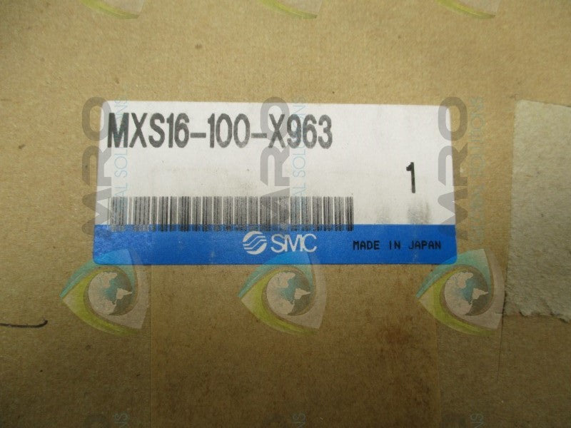SMC MXS16-100-X963 GUIDED SLIDE CYLINDER  NSFS