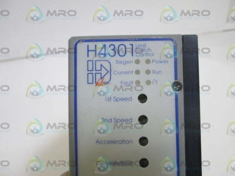 INDUSTRIAL DEVICES  LIMIT SWITCH CONTROL H4301 UNMP