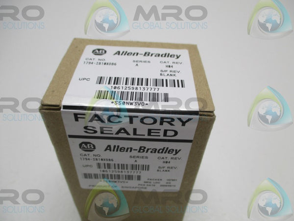 ALLEN BRADLEY 1794-IB10XOB6 SER. A I/O MODULE DATE: 2009  NSFS