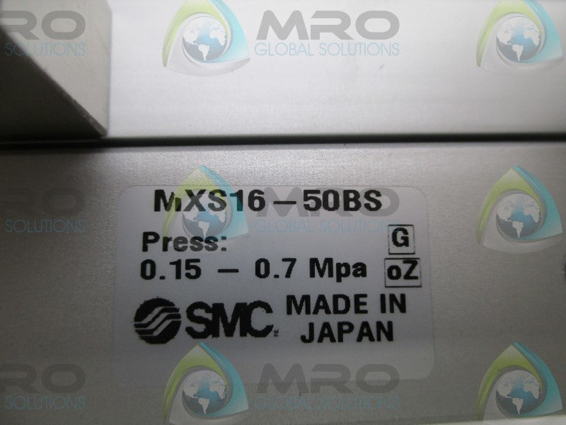 SMC MXS16-50BS CYLINDER AIR SLIDE TABLE  NSNP