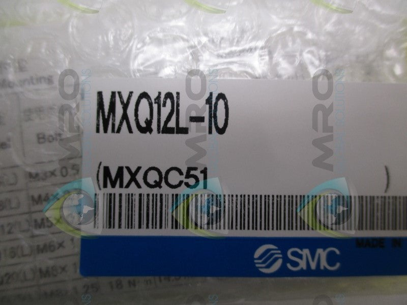 SMC MXQ12L-10 CYLINDER SLIDE TABLE  NSMP