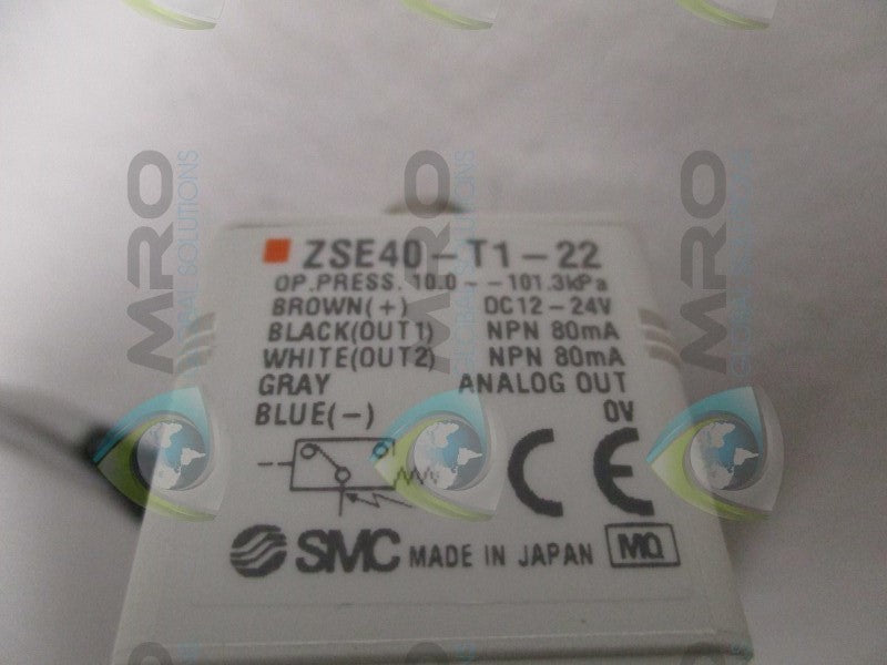 SMC ZSE40-T1-22-X132 VACUUM PRESSURE SWITCH  NSMP
