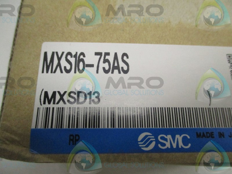 SMC MXS16-75AS PNEUMATIC SLIDE TABLE CYLINDER  NSMP