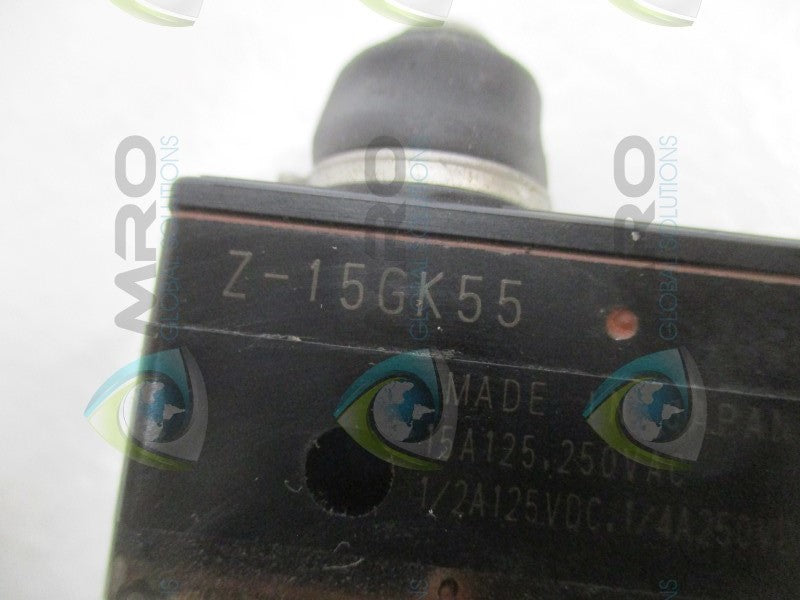 OMRON Z-15GK55 LIMIT SWITCH  UNMP
