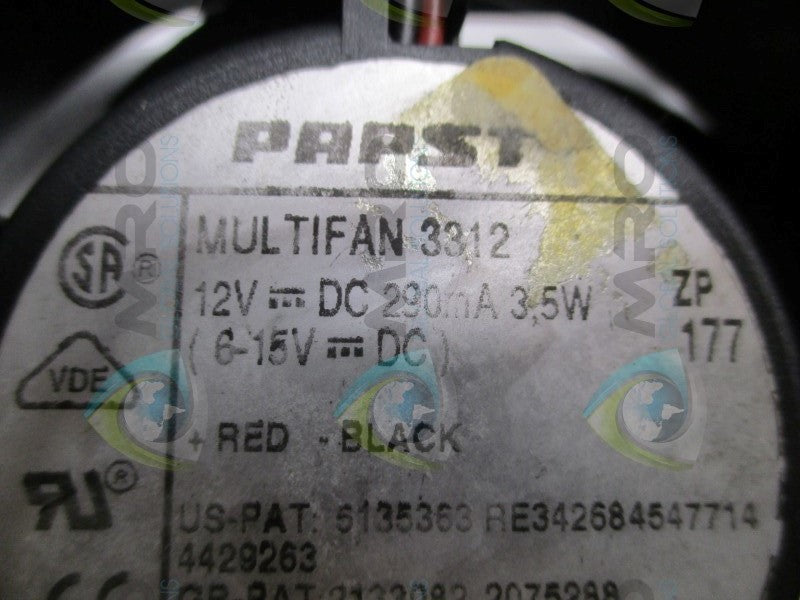 PAPST 3312 MULTIFAN  UNMP