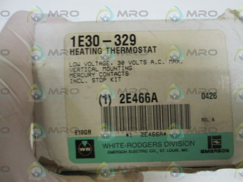 WHITE-RODGERS HEATING THERMOSTAT 1E30-329  NSMP