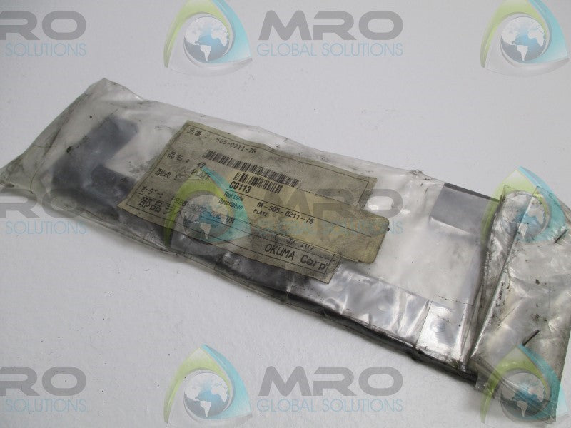 OKUMA 505-0211-78 PLATE  NSNP