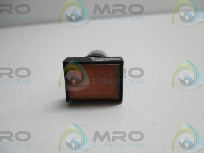 MARUYASU DENGYO QSL-241LE AMBER PUSHBUTTON SWITCH  UNMP