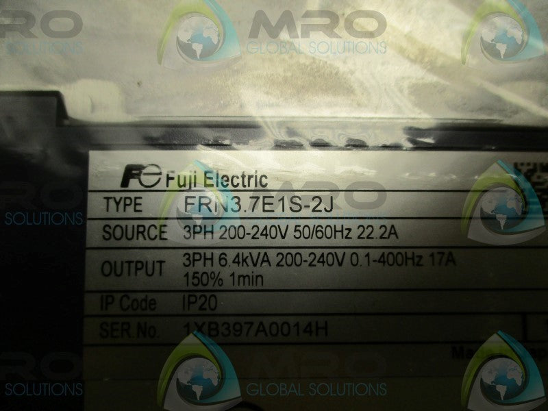FUJI ELECTRIC FRN3.7E1S-2J INVERTER DRIVE  NSMP