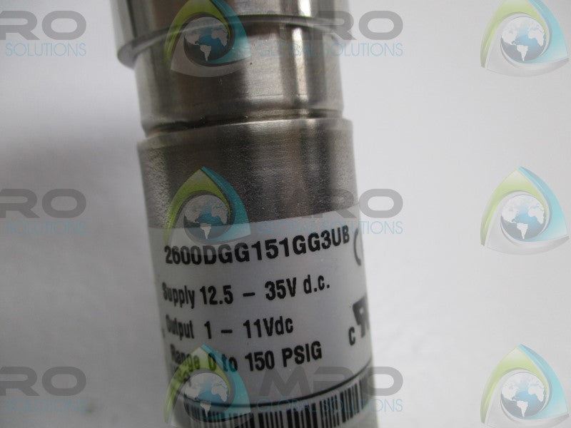 GEMS SENSORS 2600DG151GG3UB PRESSURE TRANSDUCER 0-150PSIG  NSMP