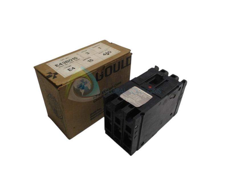 GOULD E43B015 CIRCUIT BREAKER 15A  NSMP
