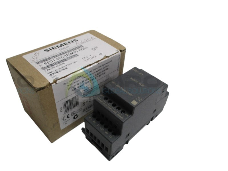 SIEMENS LOGO 6ED1055-1MM00-0BA1 ANALOG OUTPUT MODULE  NSMP