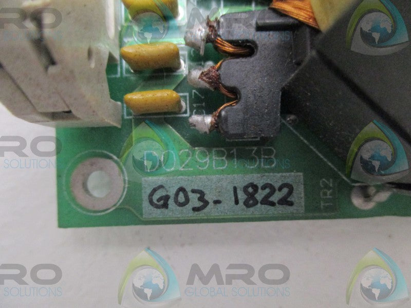 SY ELECTRICAL SUPPLY D029B13B G03-1822 BOARD ASSEMBLY  UNMP