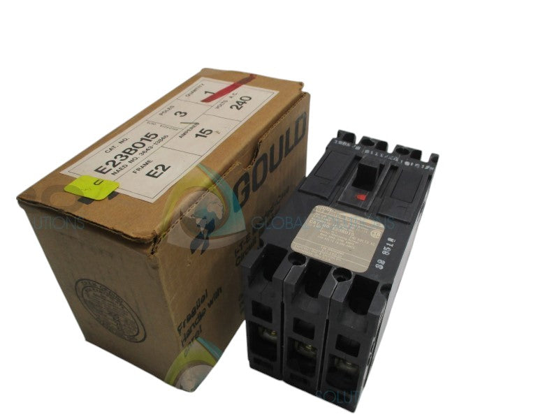 GOULD E23B015 CIRCUIT BREAKER 15A  NSMP