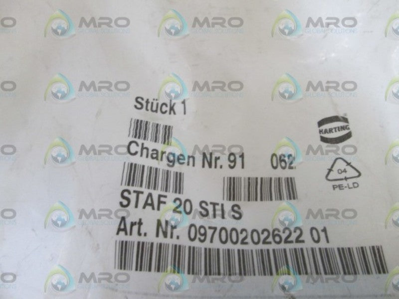 HARTING CONNECTOR STAF 20 STI S NSMP