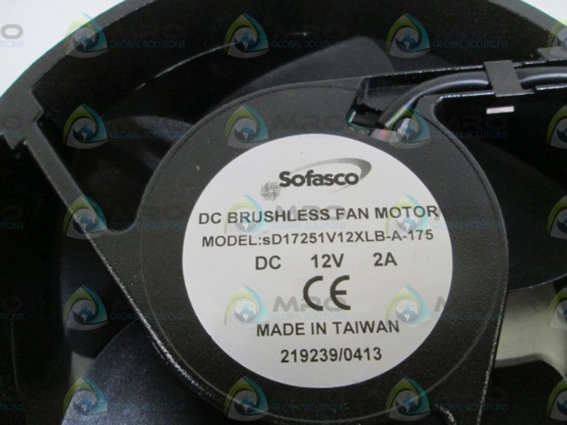 SOFASCO DC BRUSHLESS FAN MOTOR sD17251V12XLB-A-175 NSNP