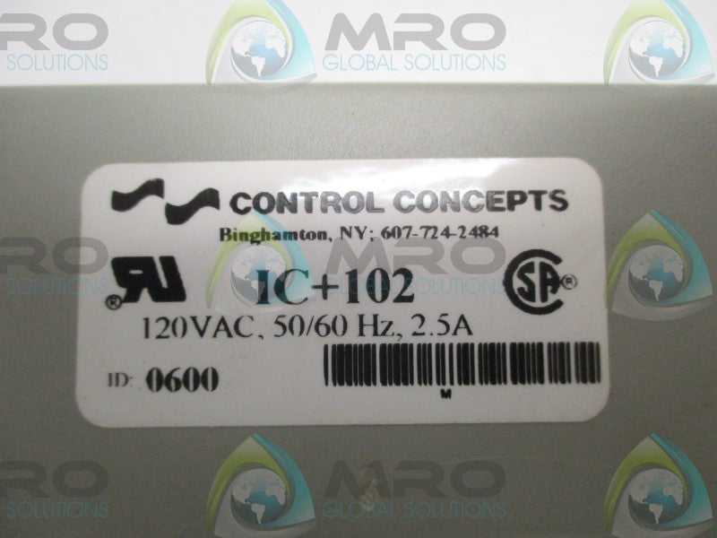CONTROL CONCEPTS IC-+102 ACTIVE TRACKING FILTER  UNMP