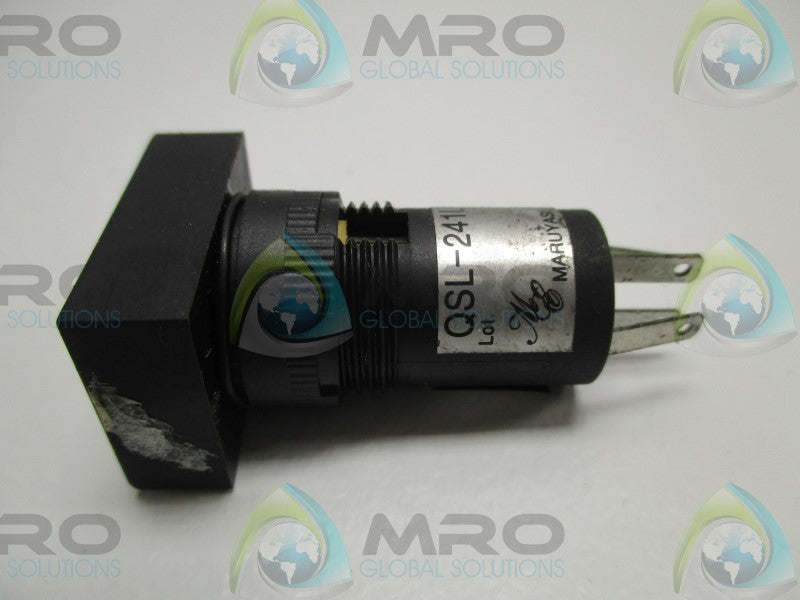 MARUYASU DENGYO QSL-214LE YELLOW PUSHBUTTON SWITCH  UNMP