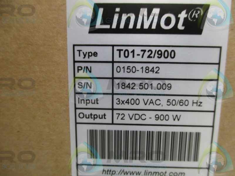 LINMOT T01-72/900 0150-1842 RECTIFIER TRANSFORMER  NSMP