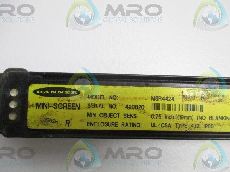 BANNER ENGINEERING MSR4424  UNMP