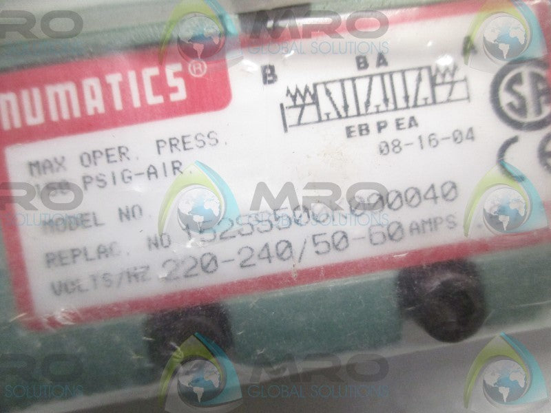 NUMATICS 152SS500K000040 SOLENOID VALVE  NSMP