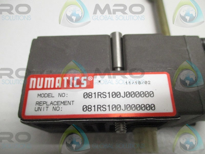 NUMATICS 081RS100J000000 PNEUMATIC PRESSURE REGULATOR  NSNP