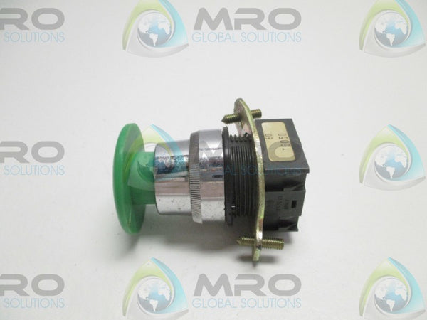ALCOSWITCH T6050 GREEN PUSHBUTTON SWITCH  NSNP