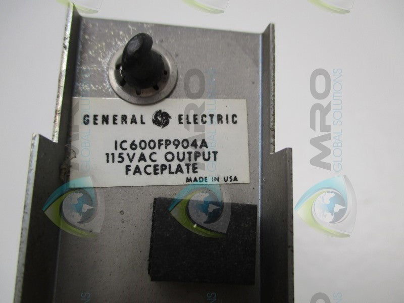 GENERAL ELECTRIC IC600FP904A OUTPUT FACEPLATE  NSNP