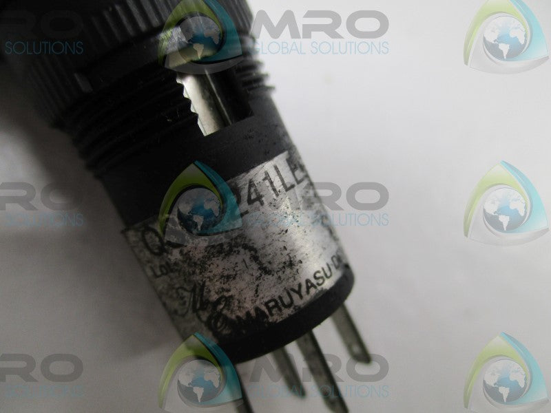 MARUYASU DENGYO QSL-241LE RED PUSHBUTTON SWITCH  UNMP