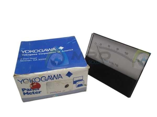 YOKOGAWA 260444NDND1 PANEL METER 0-15VAC  NSMP