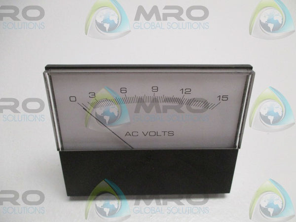 YOKOGAWA 260444NDND1 PANEL METER 0-15VAC  NSMP