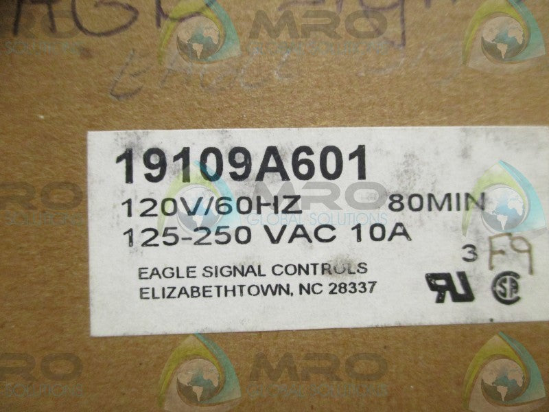 EAGLE SIGNAL 19109A601 TIMER 0-80MIN.  NSNP