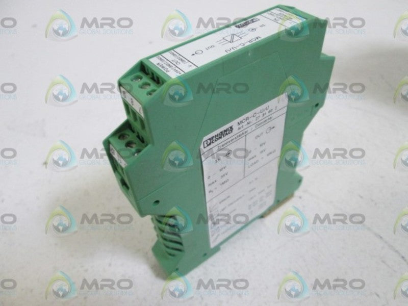 PHOENIX CONTACT ISOLATING AMPLIFIER MCR-C-U/U NSNP