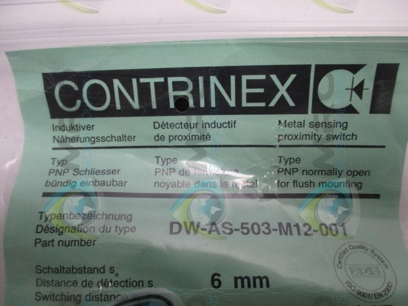 CONTRINEX DW-AS-503-M12-001 PROXIMITY SWITCH  NSMP