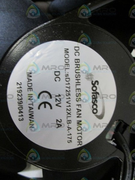 SOFASCO DC BRUSHLESS FAN MOTOR sD17251V12XLB-A-175 NSMP