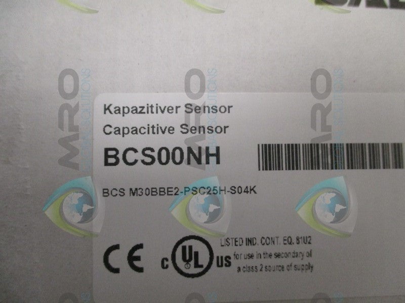 BALLUFF BCSM30BBE2-PSC25H-S04K CAPACITIVE SENSOR  NSMP